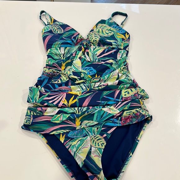 Bleu two piece swimsuit - Picture 2 of 7